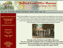Tablet Screenshot of hollandlandoffice.com